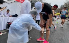 樱绽江城 武汉市武昌病院护航“汉马”